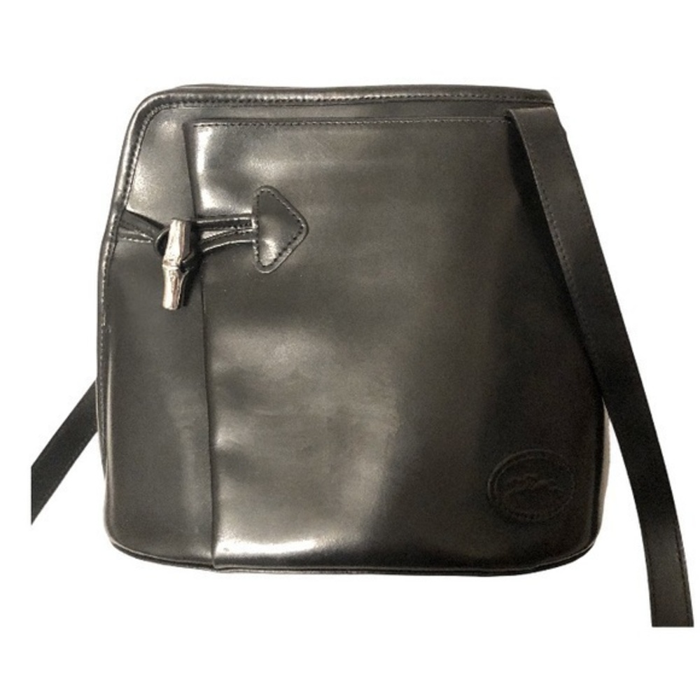 👛 LONGCHAMP 👛 vintage Roseau black leather bag